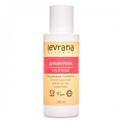 Гель для душа, Levrana natural (Леврана нейчерал) 100 мл дикая роза