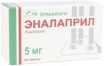 Эналаприл, таблетки 5 мг 60 шт